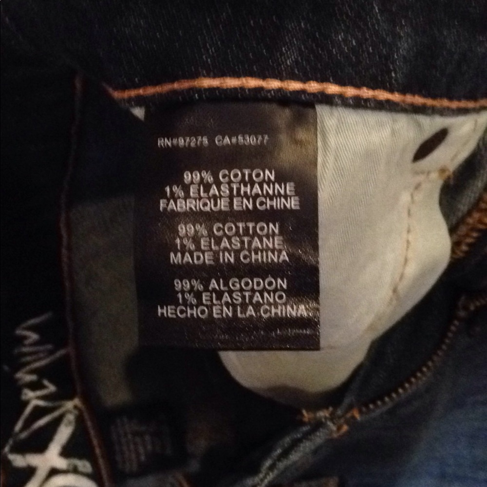NWOT Fox Riders Denim Shorts, Size 1 - Picture 5 of 6